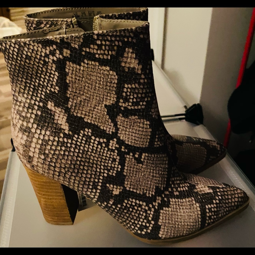 Snakeskin boots